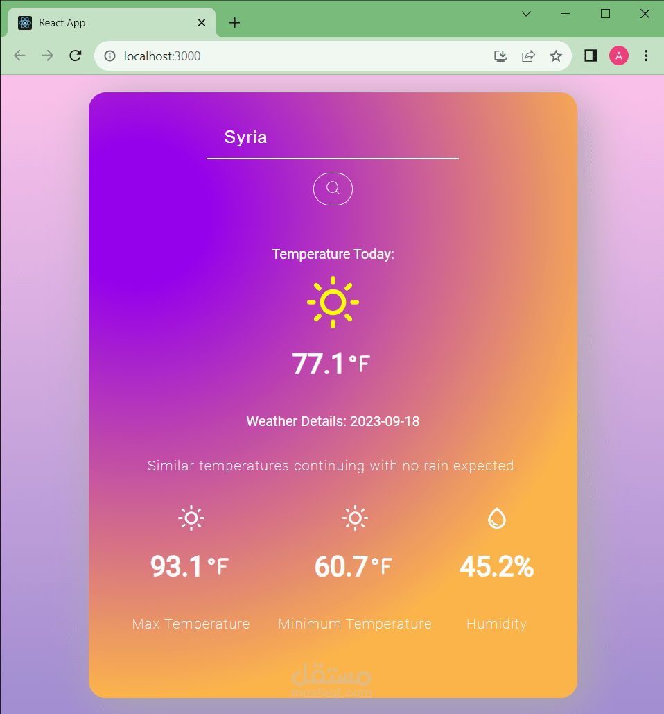 Weather App
