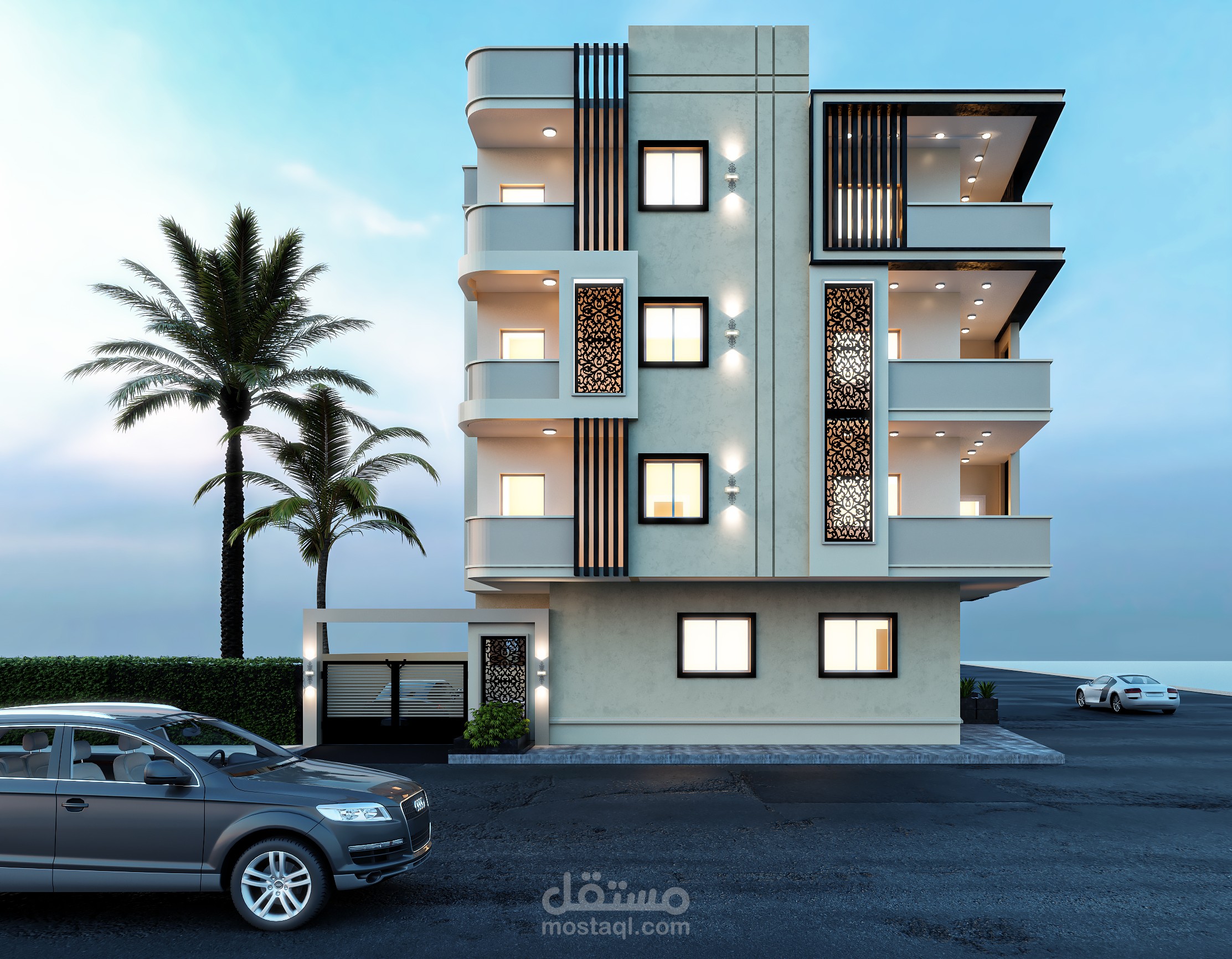 تصميم مباني سكنية