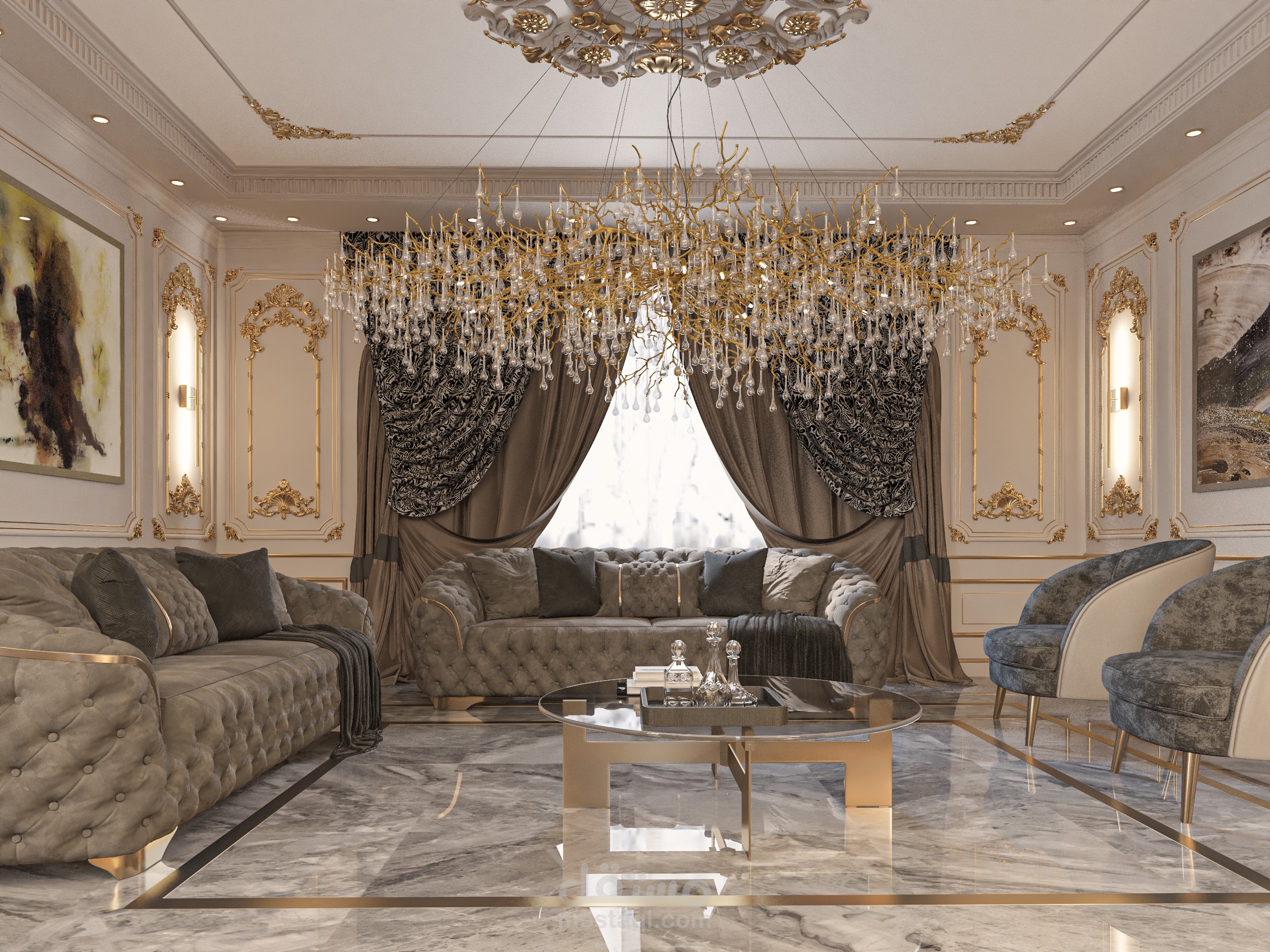 تصميم داخلي كلاسيك