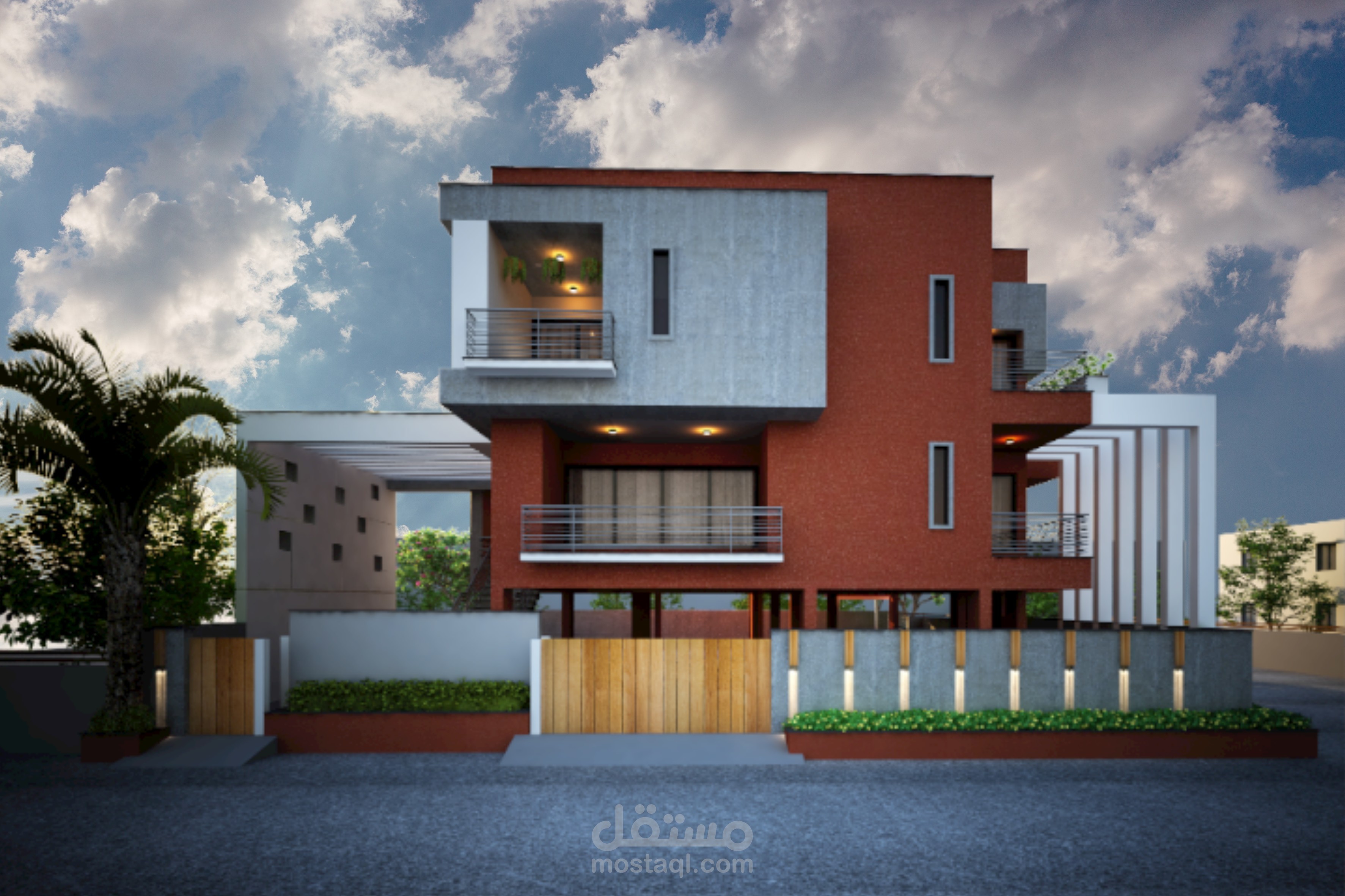 تصميم فيلا مودرن