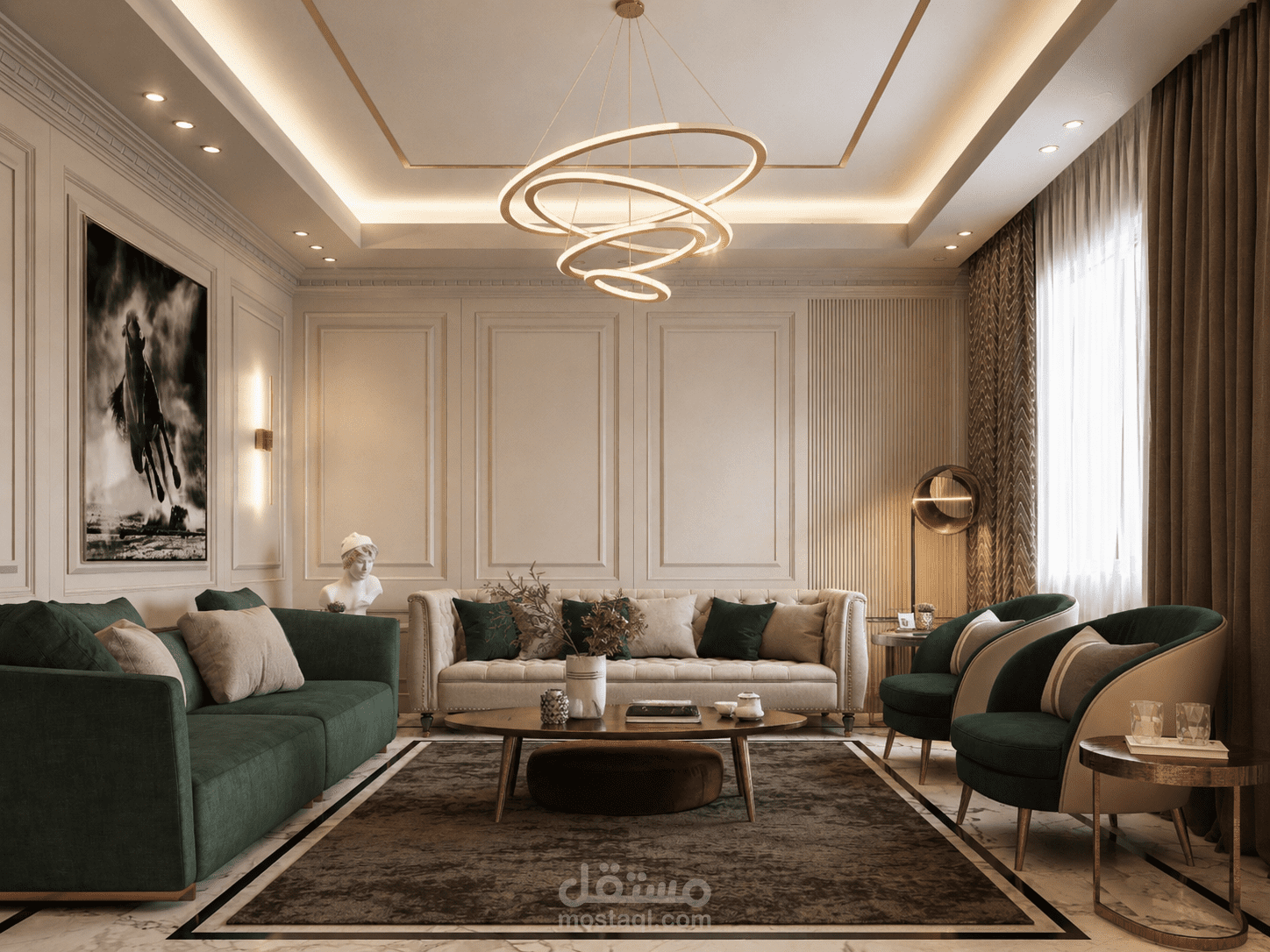 تصميم داخلي نيو كلاسيك