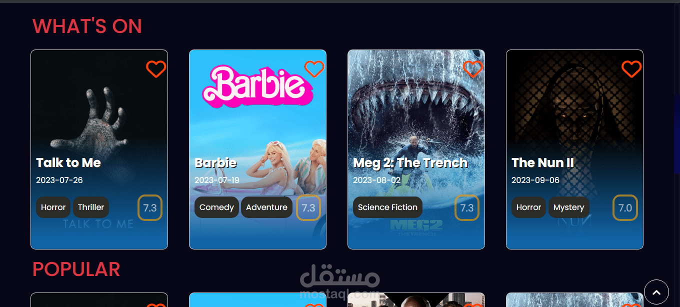 موقع احترافي لحجز تذاكر السينما . ومعرفة الافلام المعروضه وتفاصيل الافلام وافضل الافلام المعروضه ومشاهدة التفاصيل الكامله