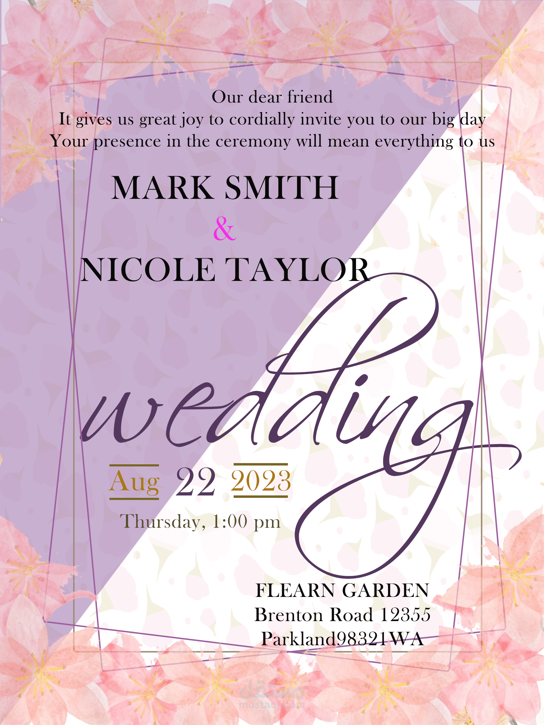 wedding invitation
