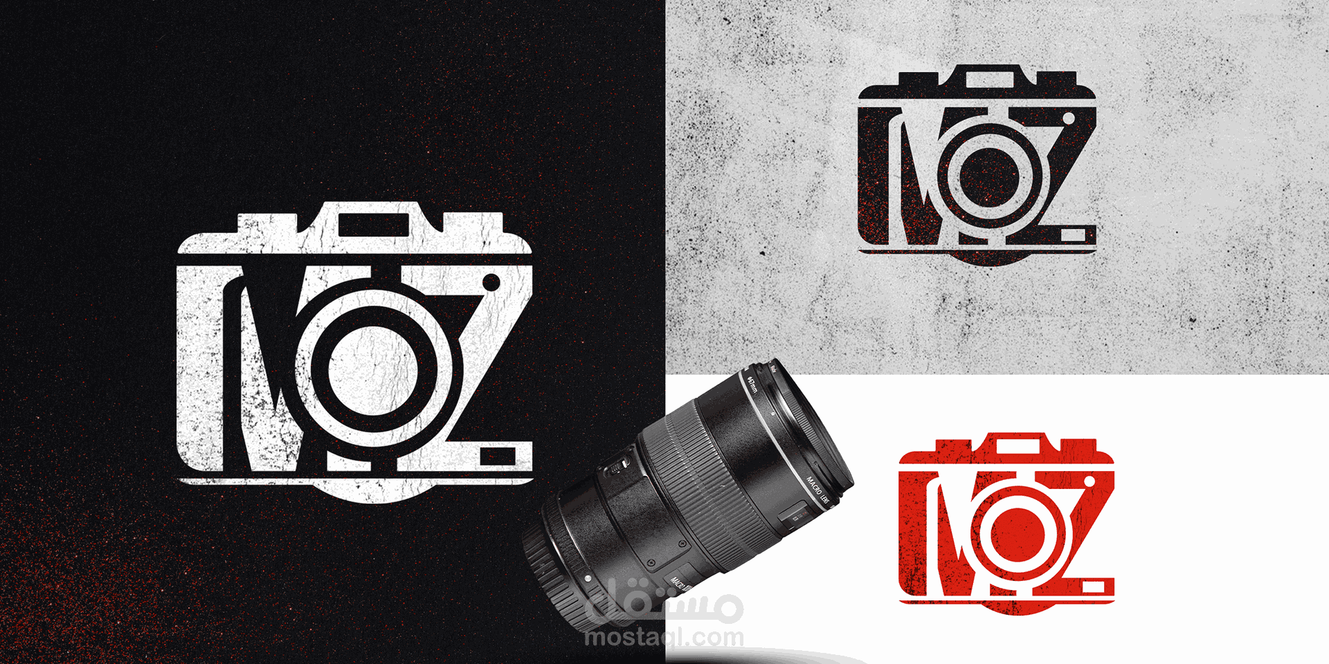تمصمم هوية بصرية لاستوديو التصوي MZ studio
