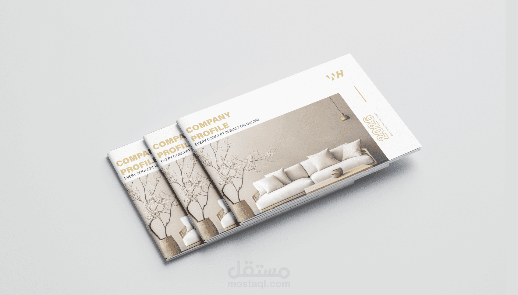 تصميم ملف تعريفي لشركة أثاث Company profile