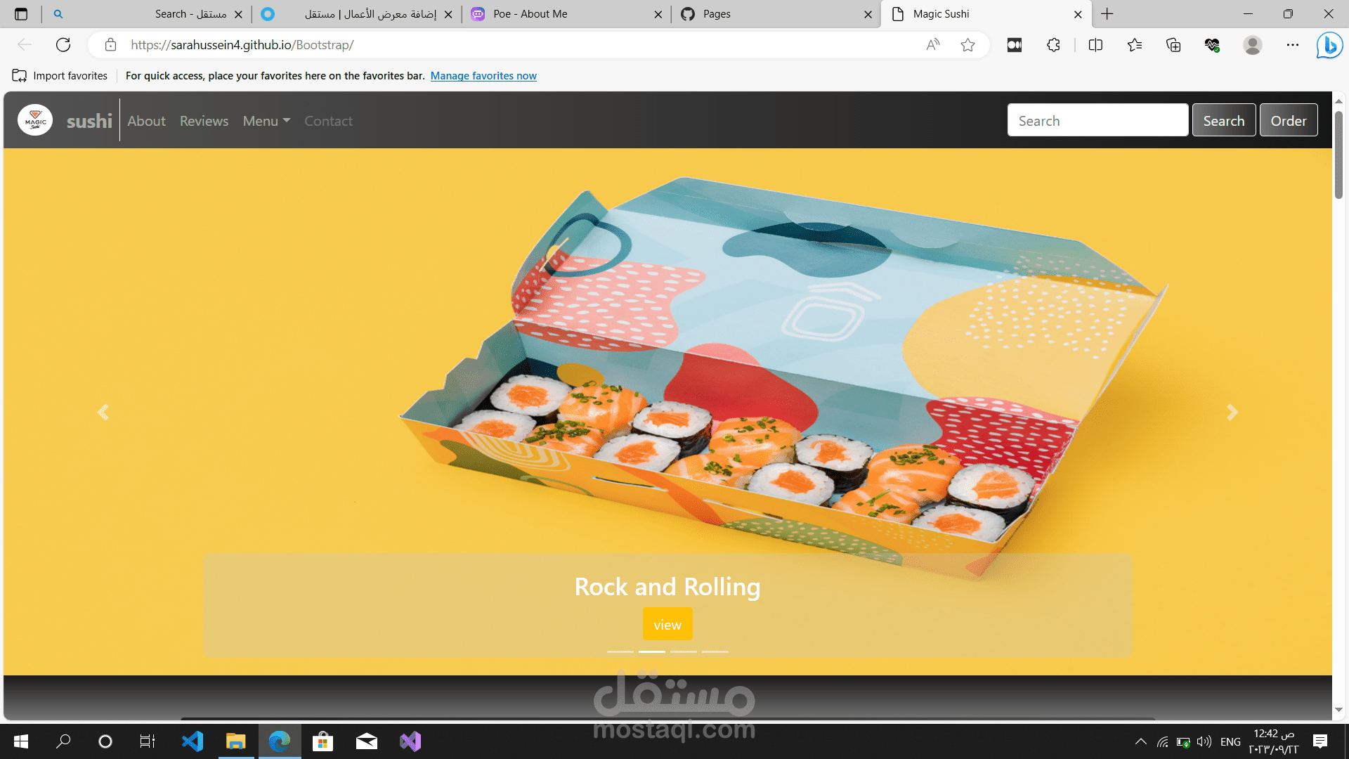 Online Order in Restaurant