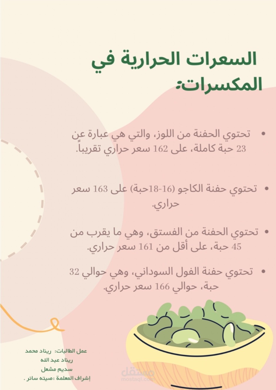 تصميم بوستر لمشروع طلبة ثانوية