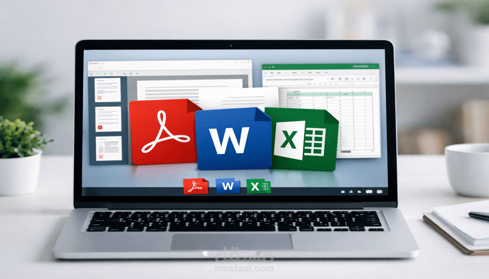 دمج، تحويل، وتعديل ملفات PDF بدقة عالية