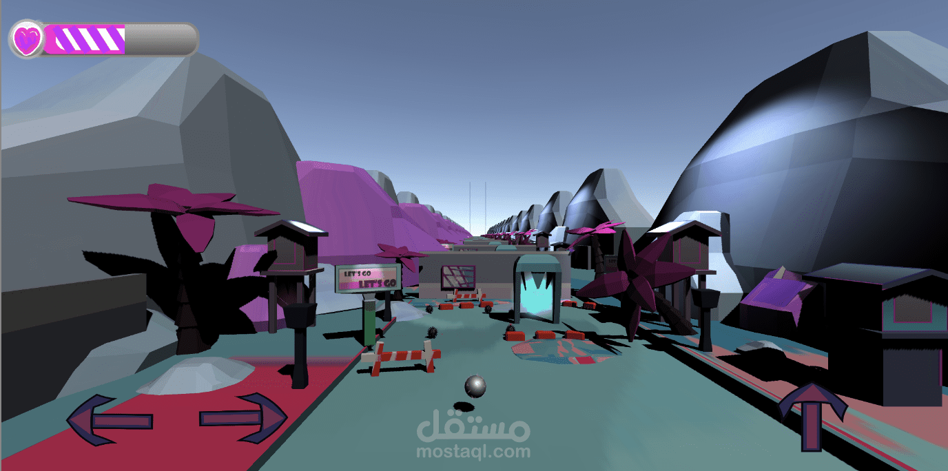 تصميم و برمجه لعبه Breaker ball 3d  اندرويد و ios مكونه من ١٠ مراحل