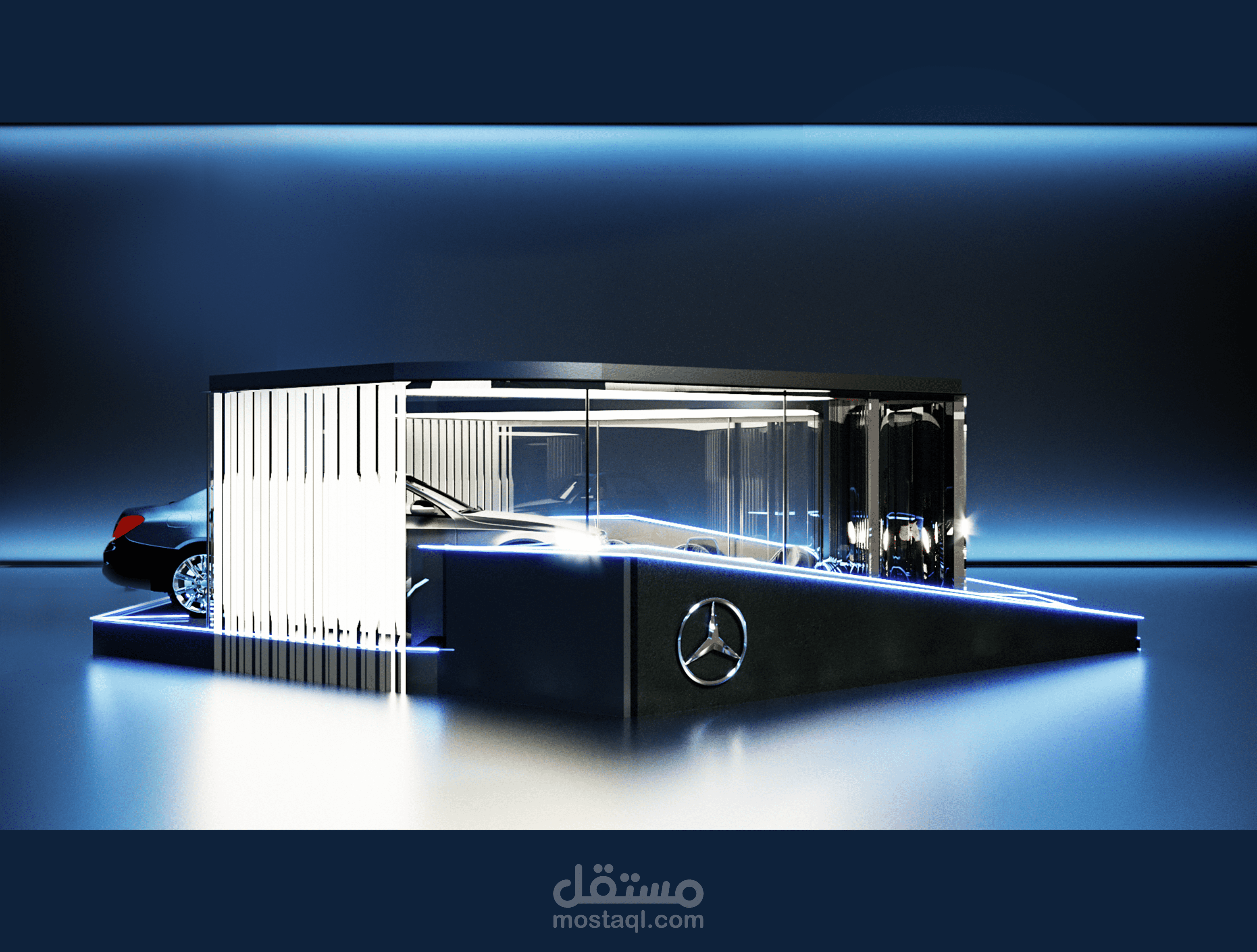 car booth -معرض لسياره