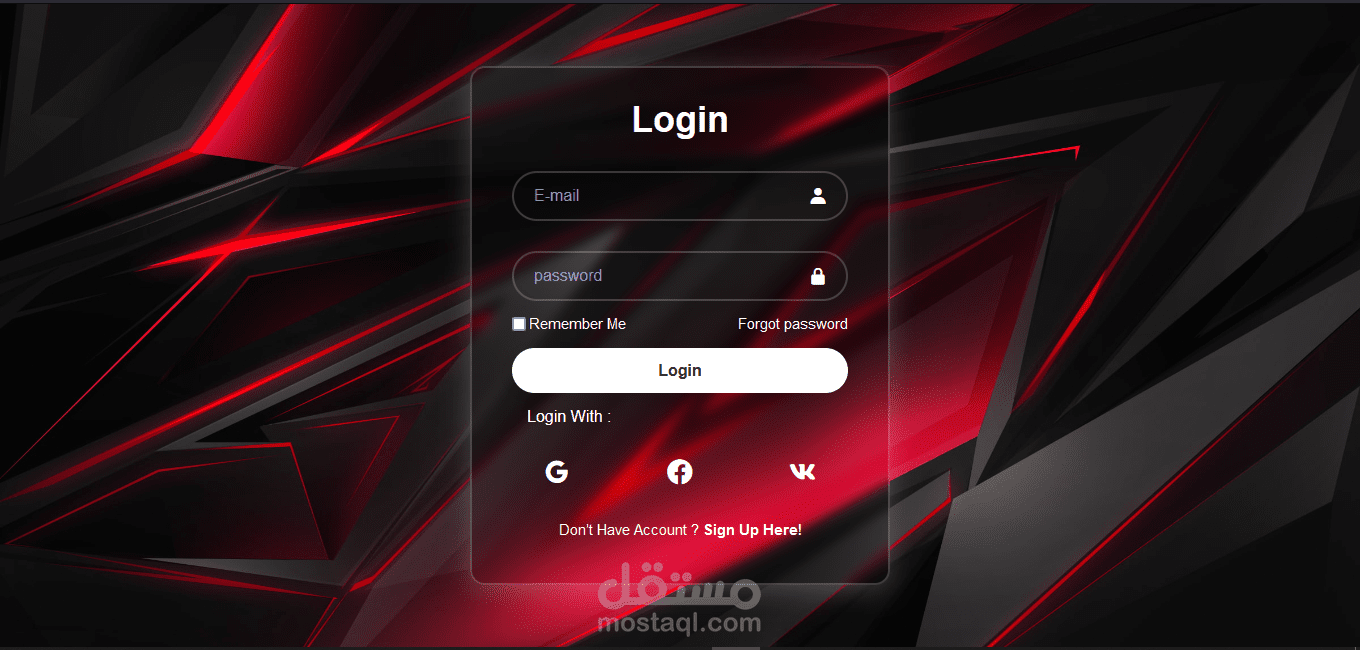 Login Form