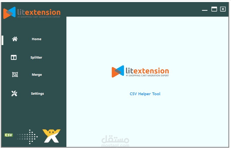 برنامج سطح مكتب يقوم بتقسيم الملفات النصية او ملفات الاكسل ( CSV) تم تطويره بلغة C#
