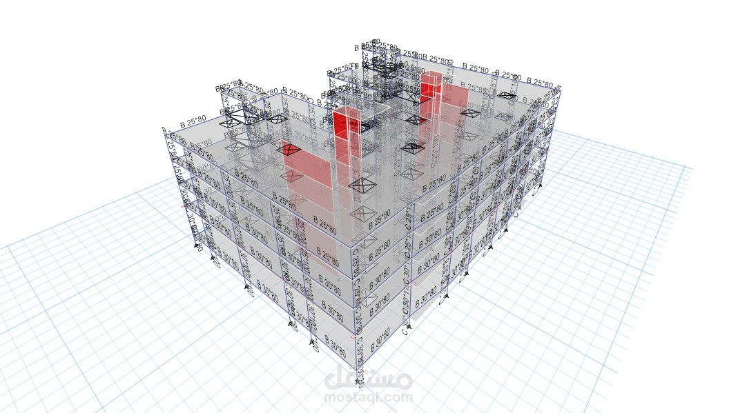 تصميم مبنى تجاري