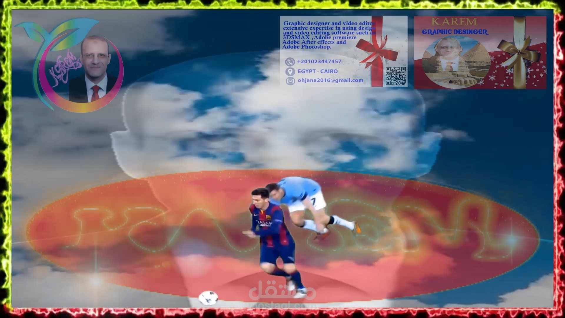 تصميم فيديوهات ودمجها لتكوين فيديو جذاب