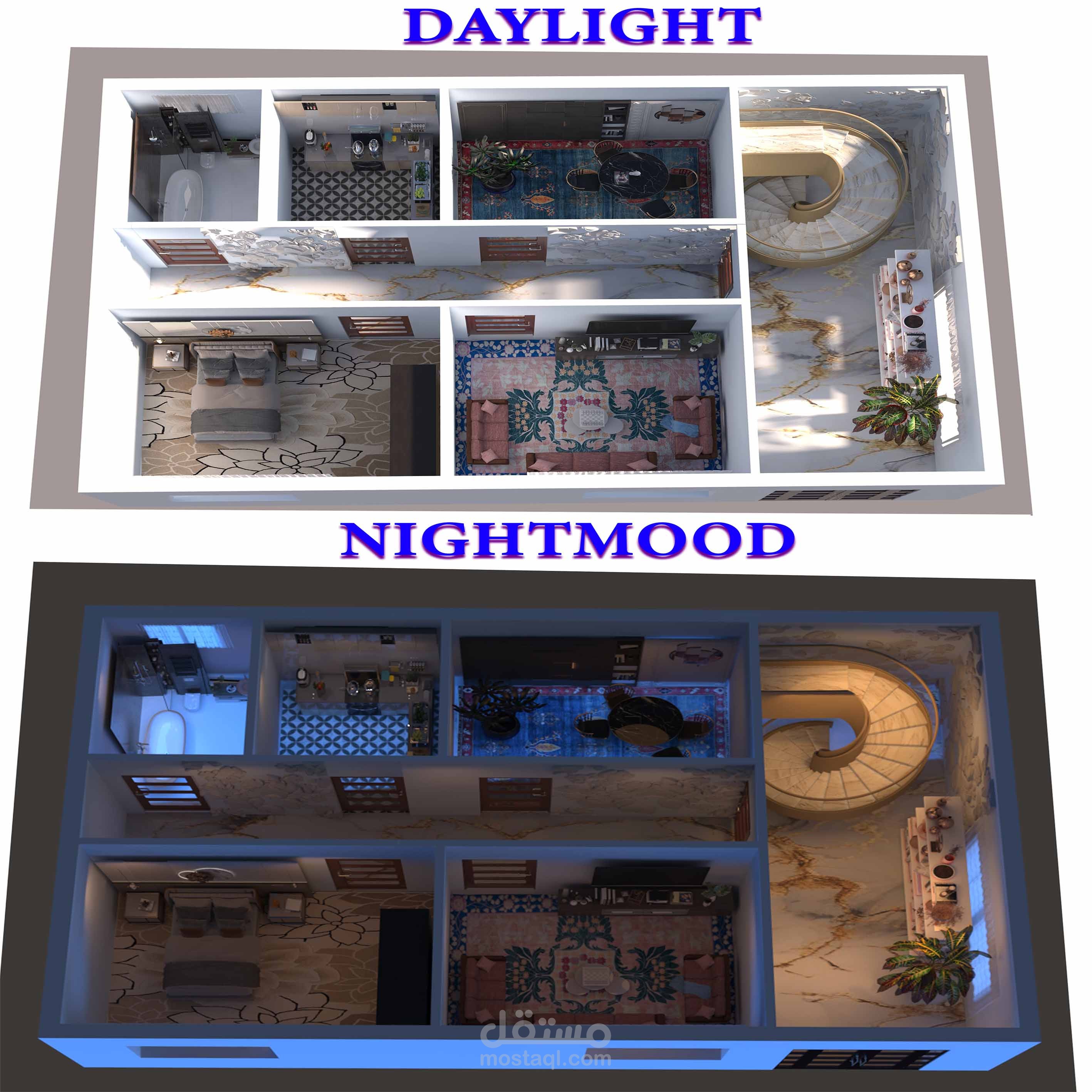 3D Floor Plan Visualization