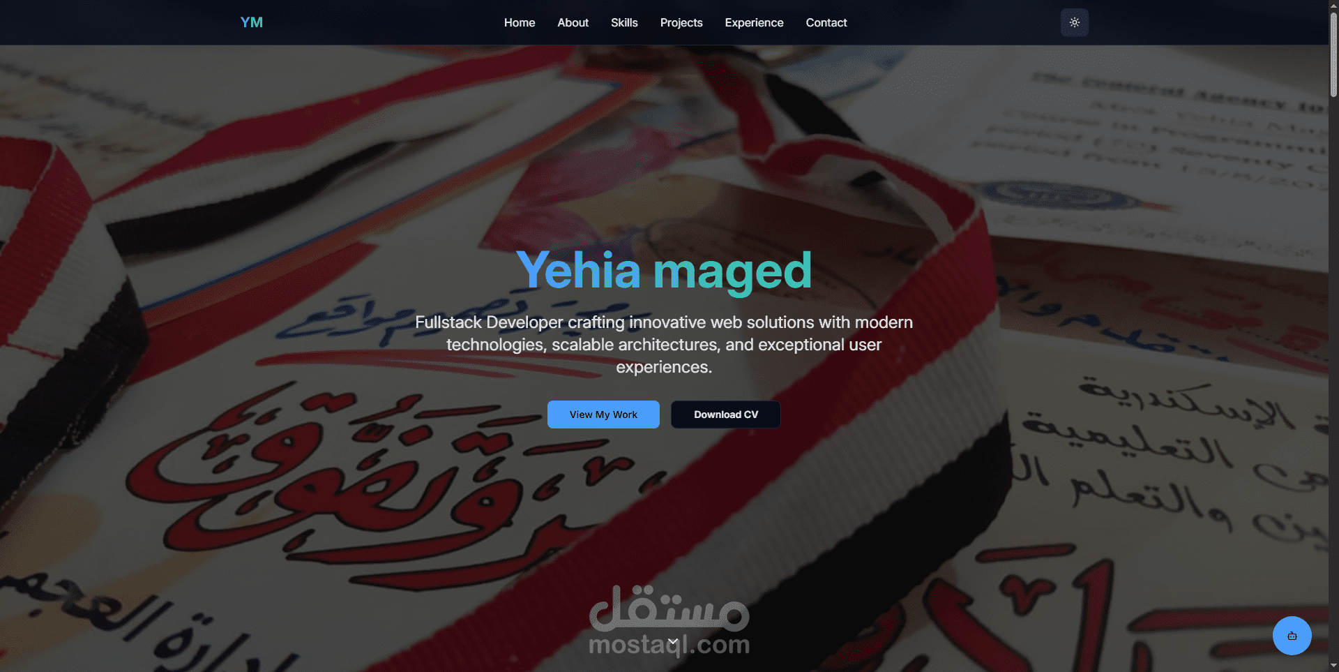 Personal Portfolio – Interactive & AI-Powered Experience