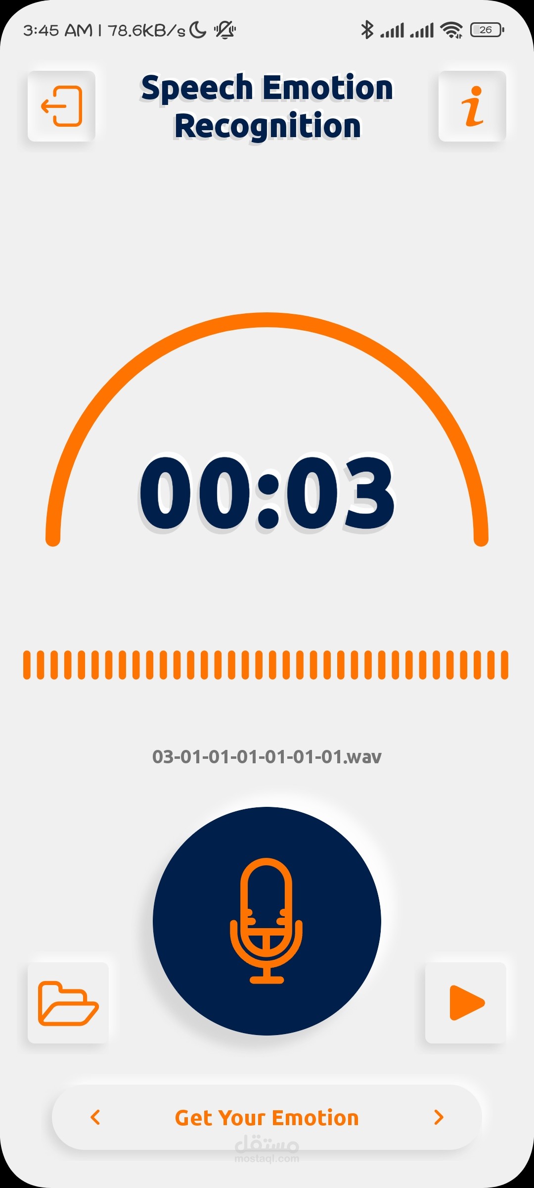 Speech Emotion Recognition