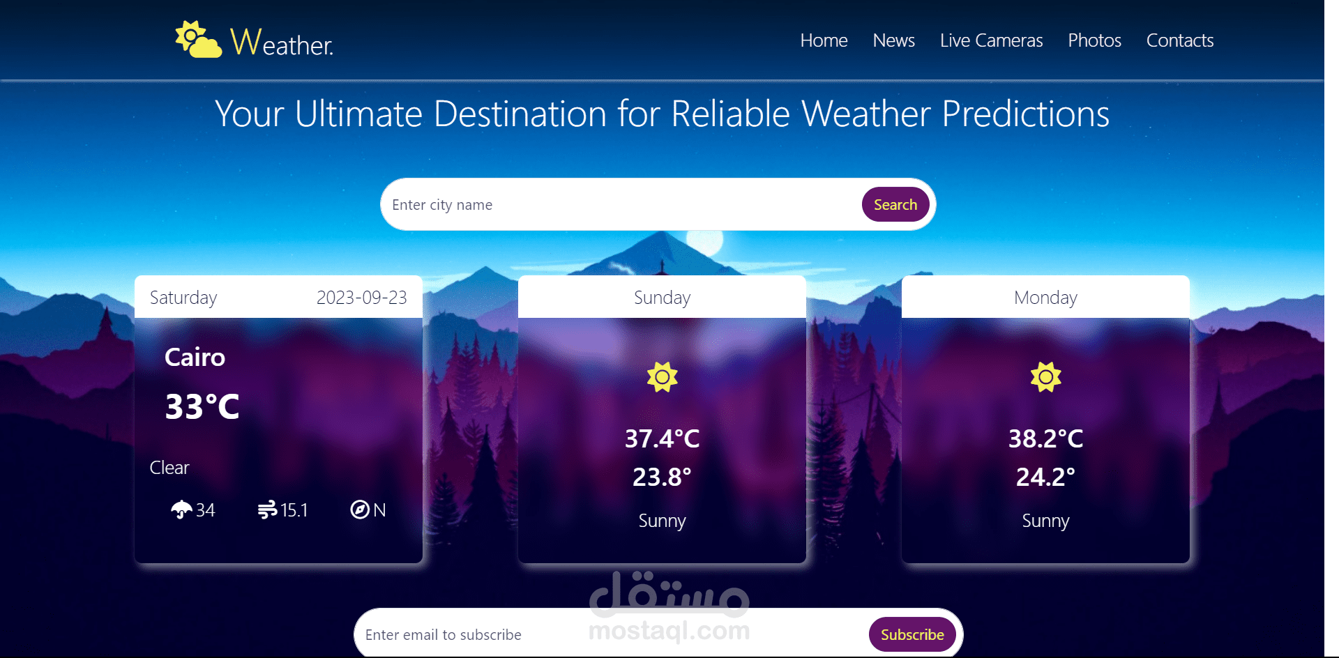 Weather Website