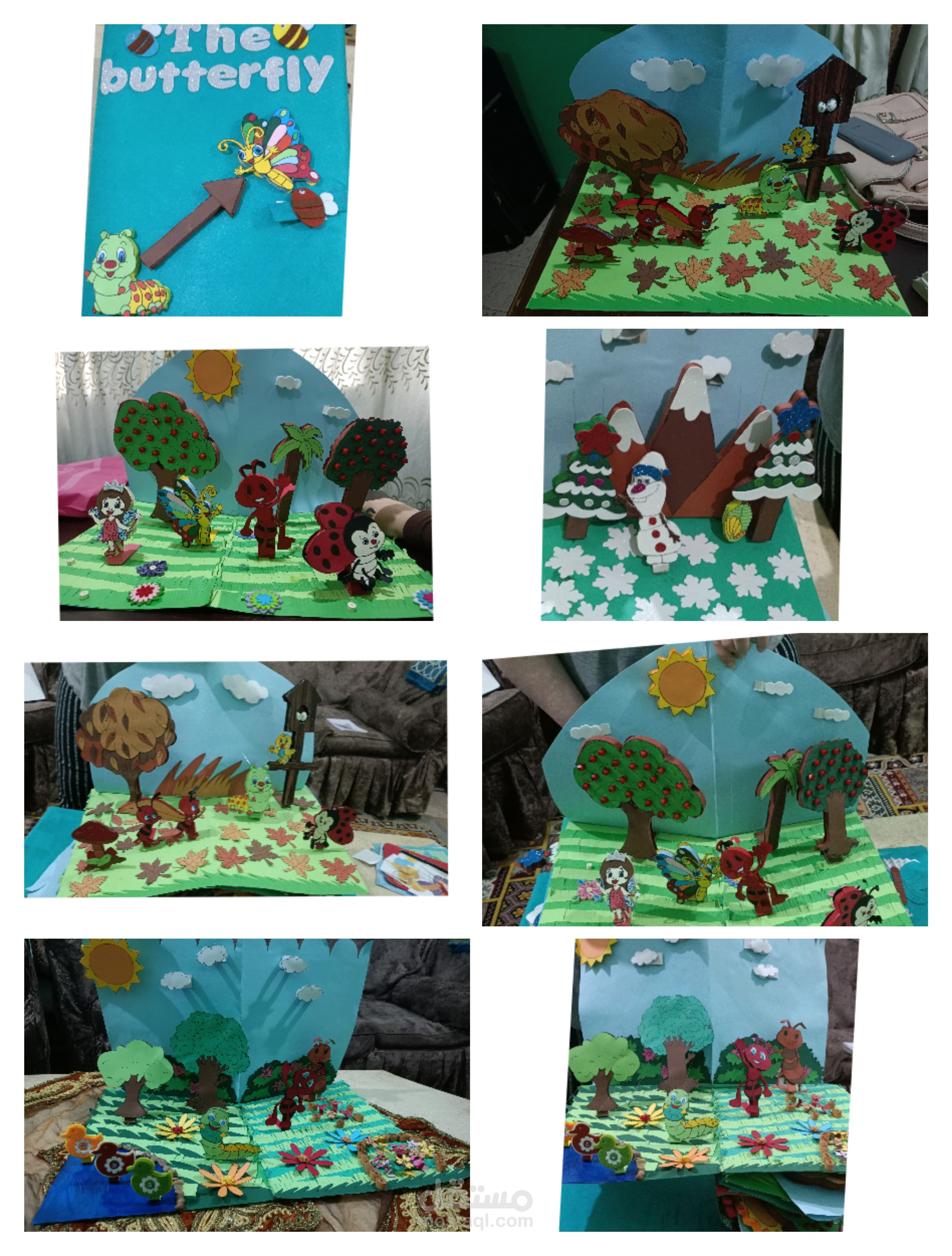 Pop up story handmade