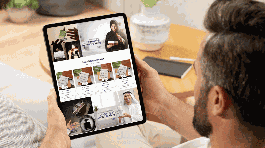 تطوير وتصميم متجر سلة للهدايا والاكسسوارات - تحسين الهوية والسيو وتنسيق المنتجات والأقسام