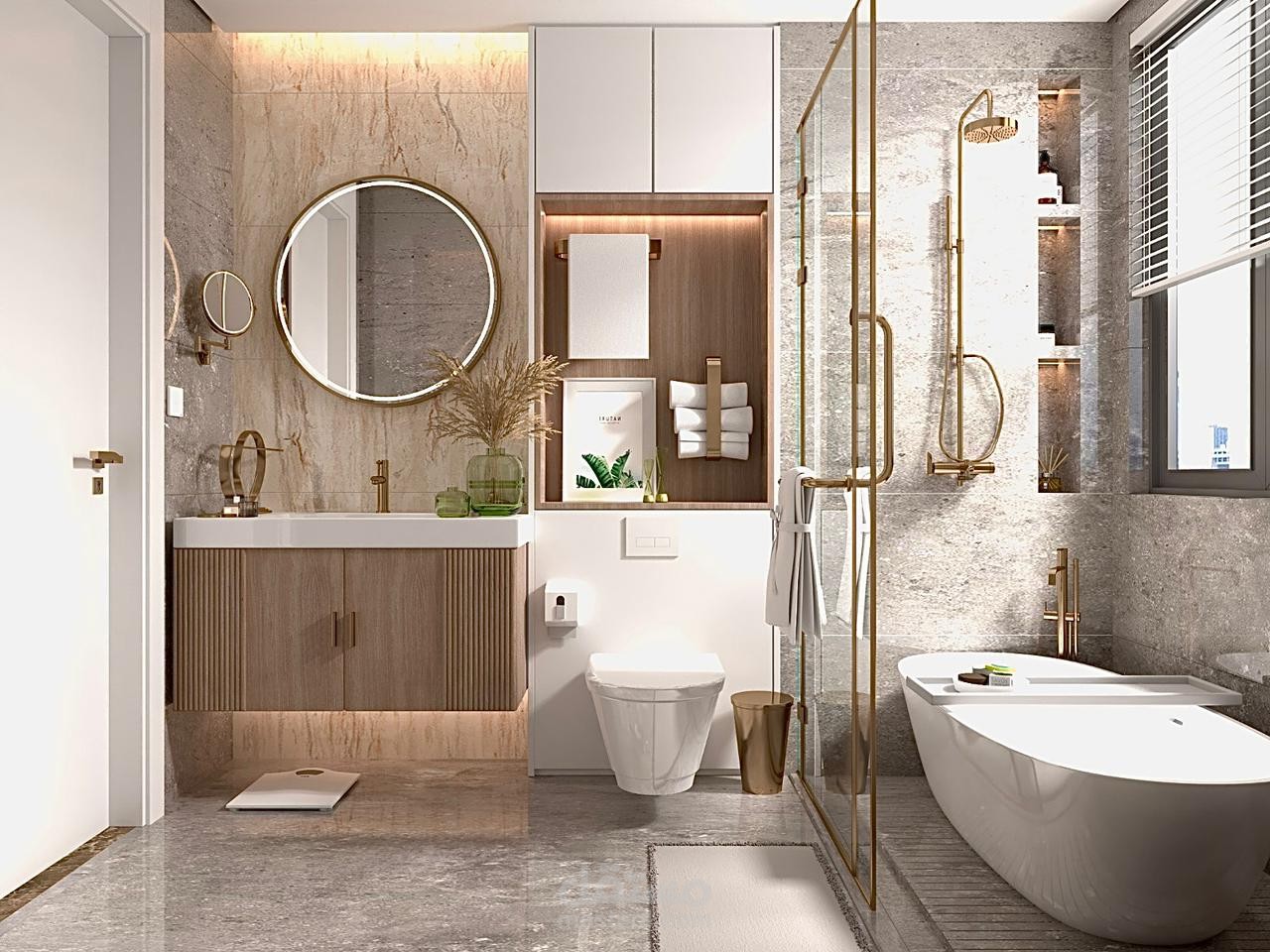 2 Bathrooms design