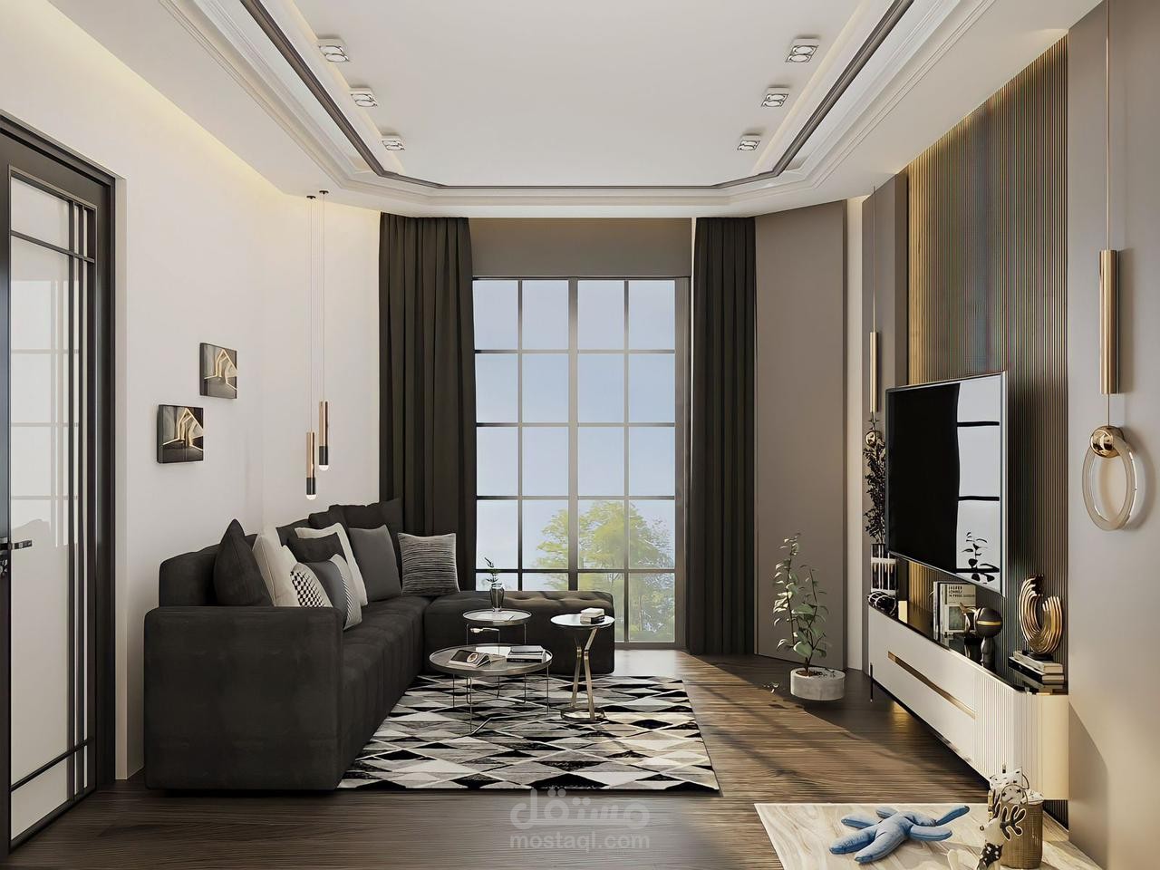 تصميم غرف معيشة