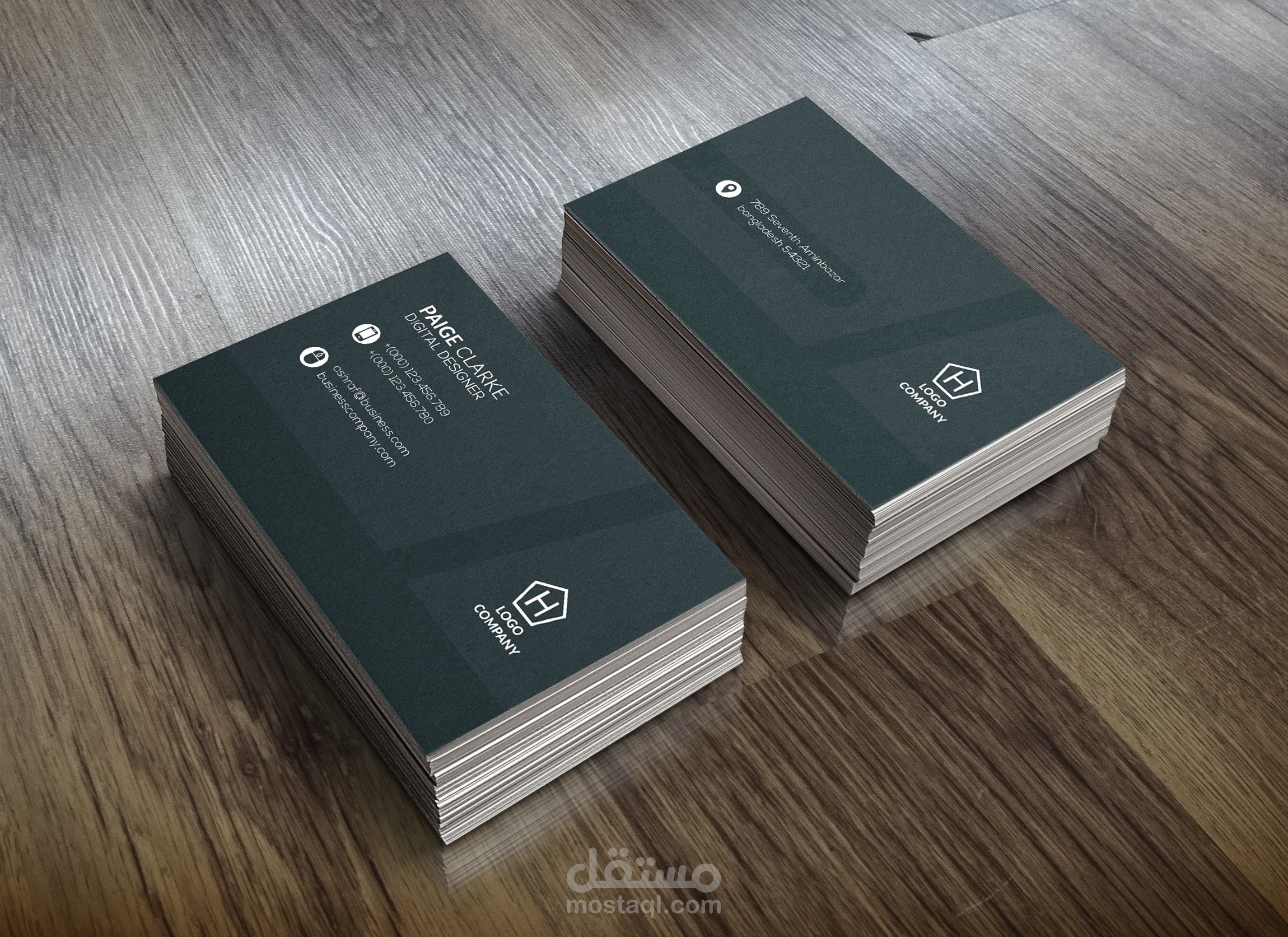 تصميم بطاقة اعمال Business card