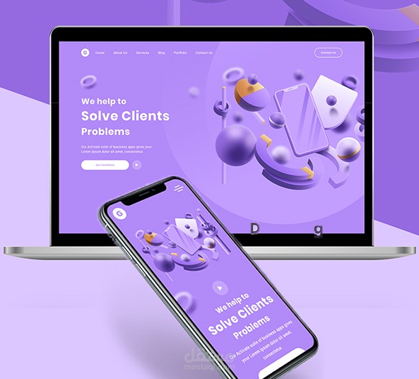 برمجة تصميم موقع ويب تجاري: صفحة هبوط   Landing Page