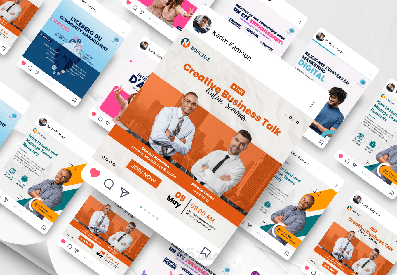تصميم إعلانات إحترافية لوسائل التواصل