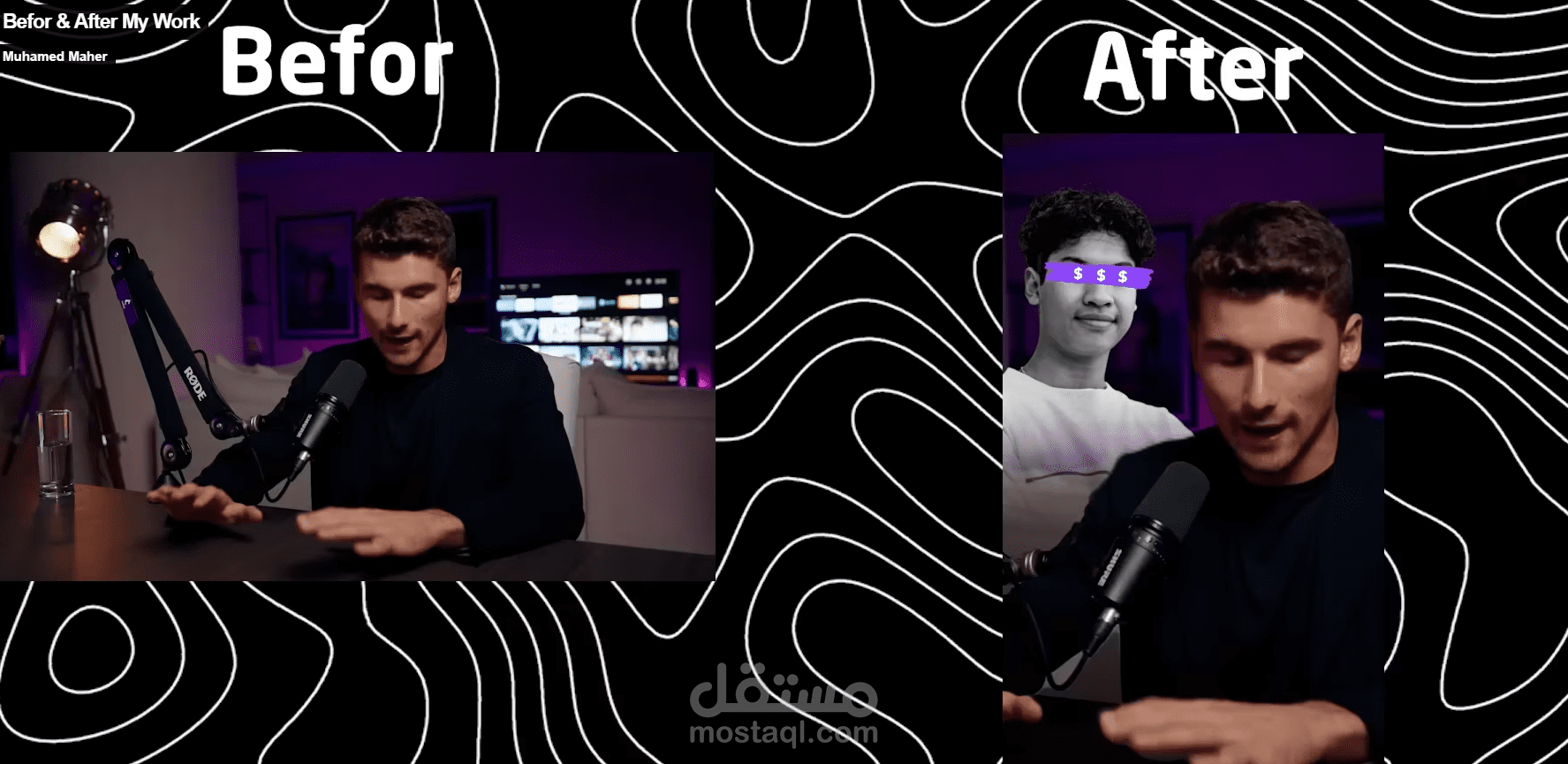 فيديو قبل وبعد لصانع المحتوي العالمي Iman Gadzhi