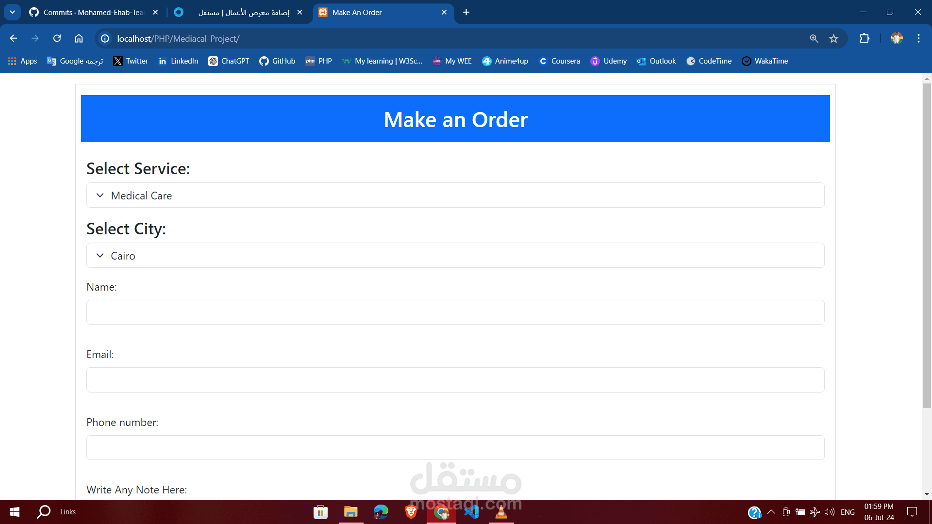 Medical serve project