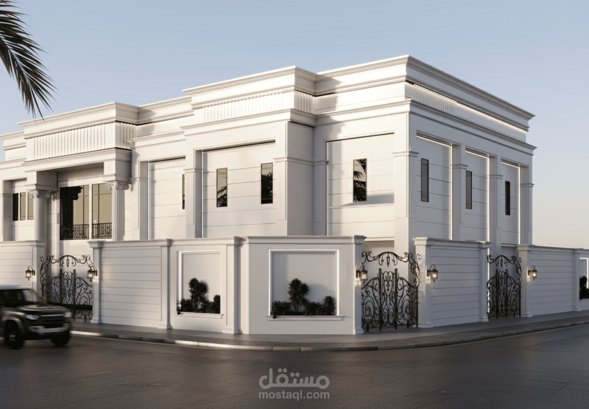 تصميم خارجي ل فيلا في المملكه العربيه السعوديه