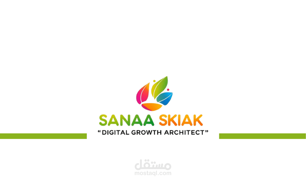 شعار شخصي وبطاقة عمل شخصية