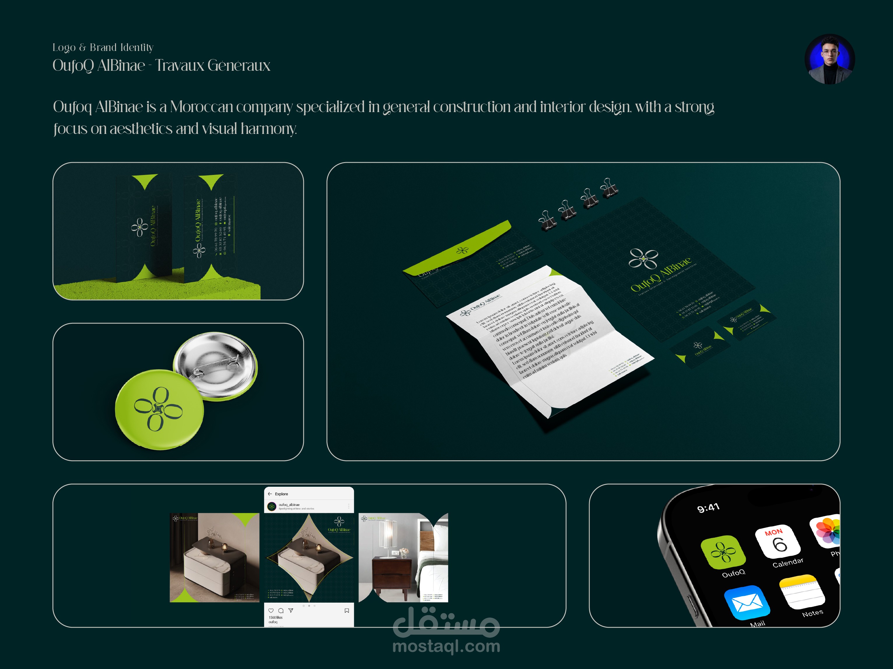 OufoQ AlBinae | Modern Brand Identity