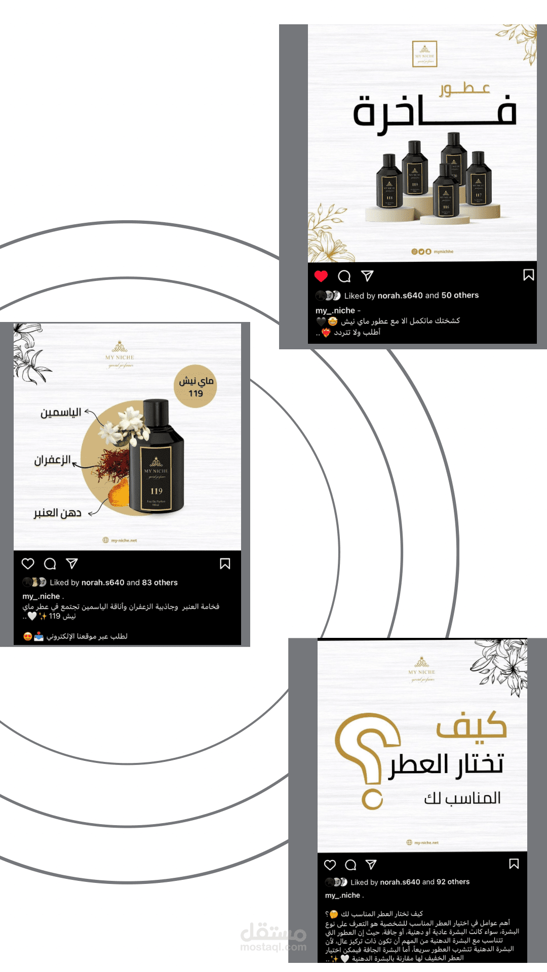 محتوى لحساب براند عطور