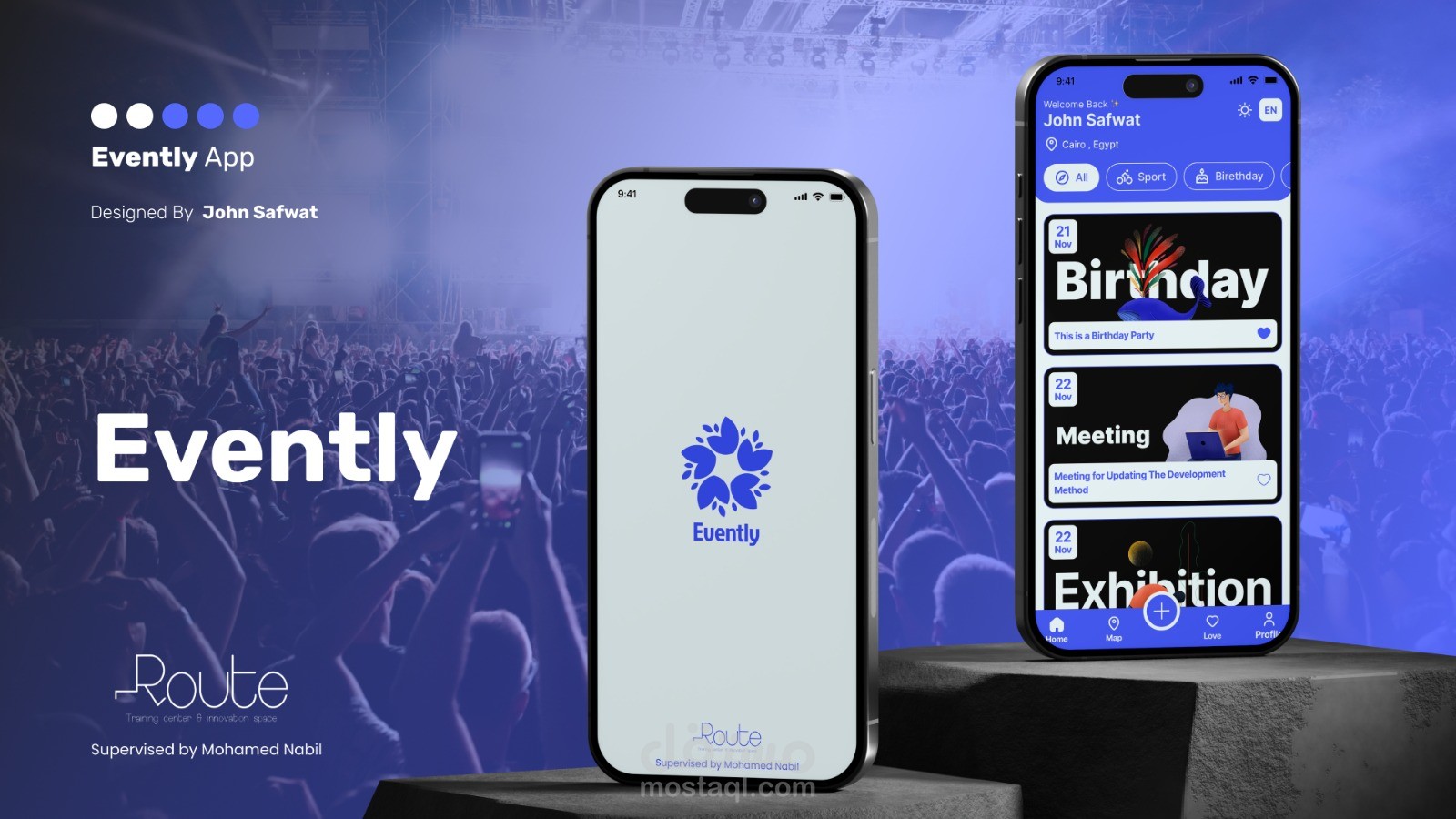 تطبيق تنظيم فعاليات ومناسبات - Event Planning باستخدام Flutter