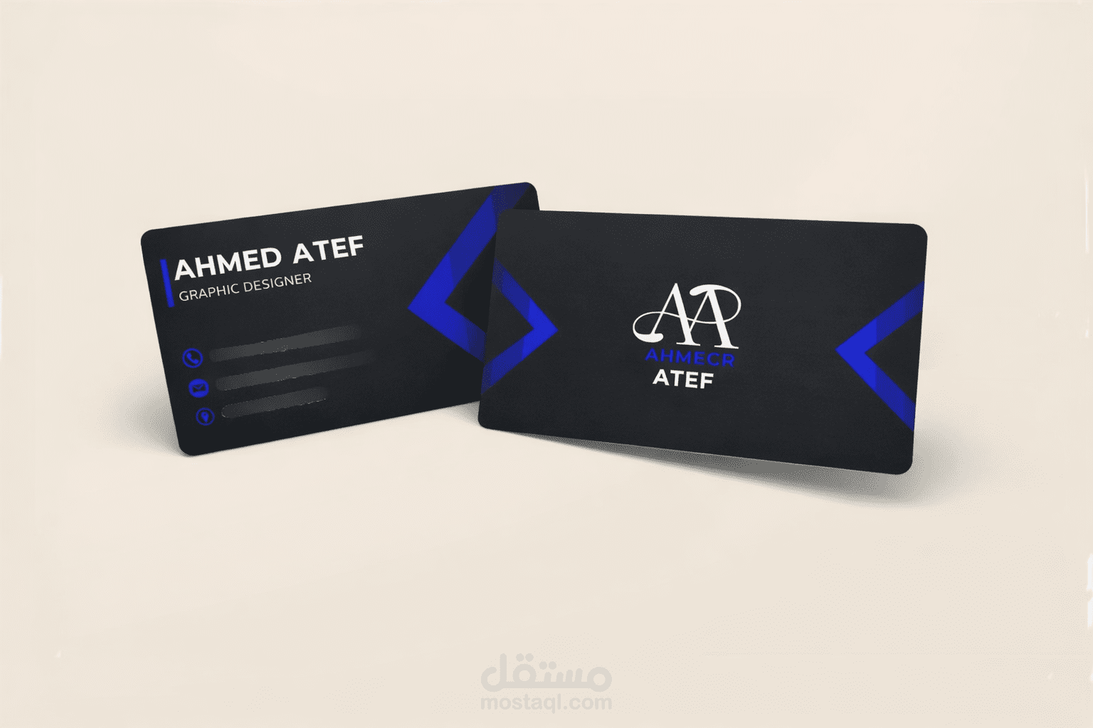 Modern Business Card Design for Personal & Brand Identity