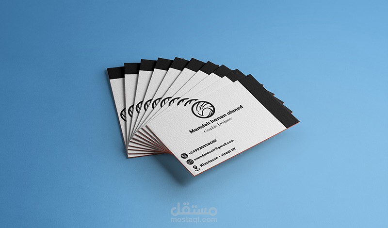 تصميم بطاقات عمل