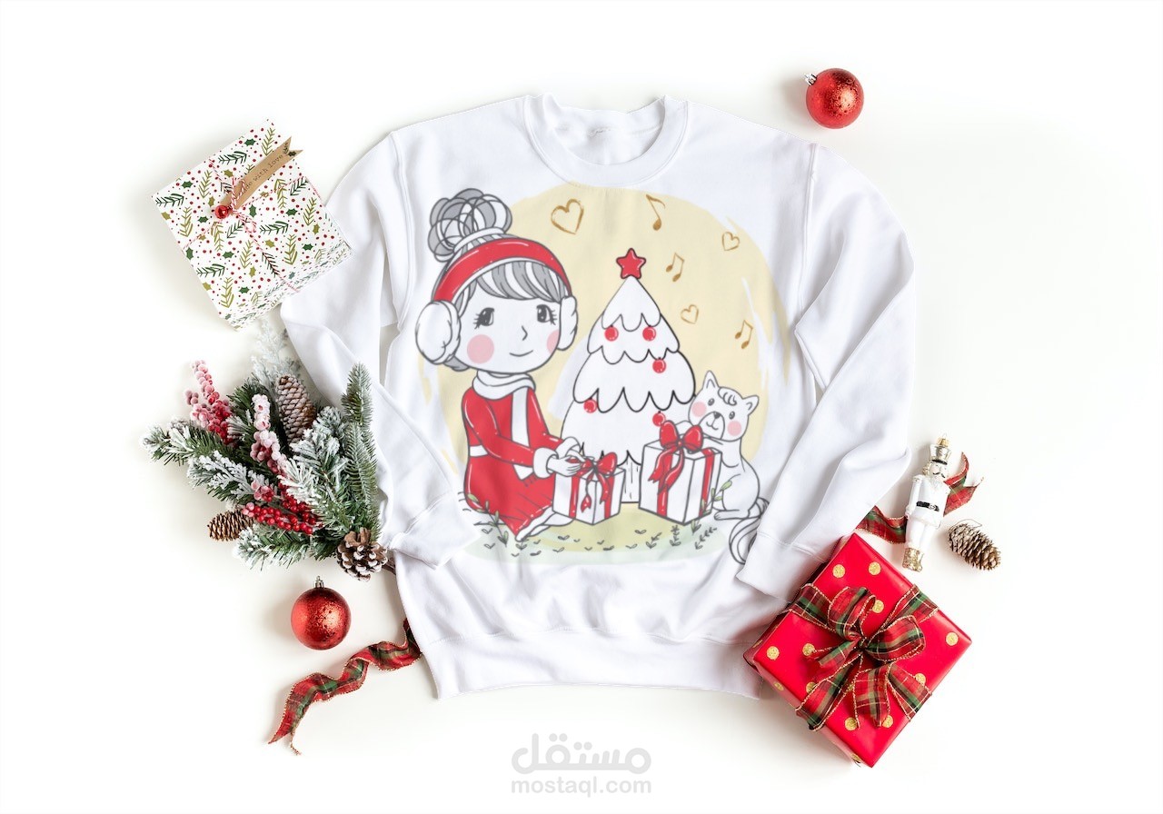 Cat Christmas digital files