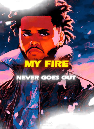 animation video for ( power is power ) Music by The weeknd
