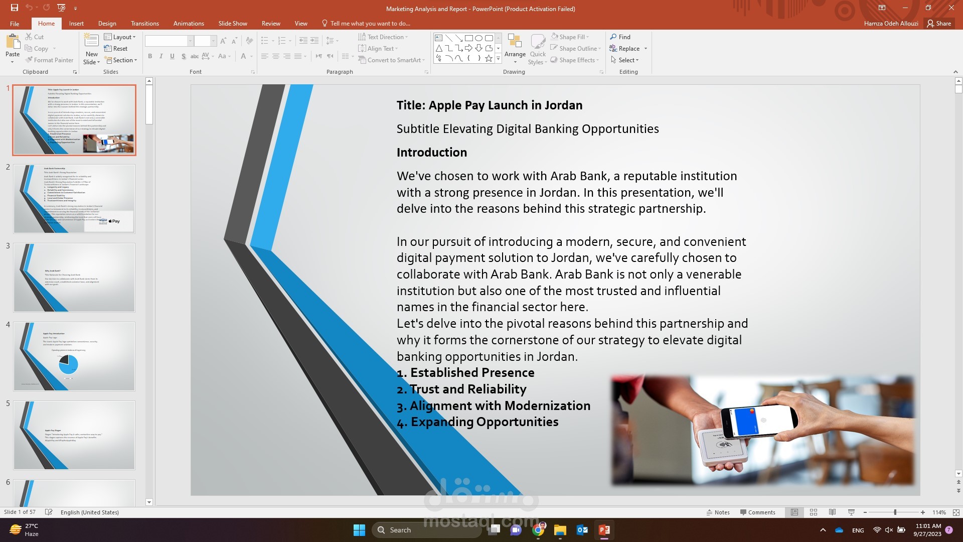 Marketing Analysis and Report in Jordan