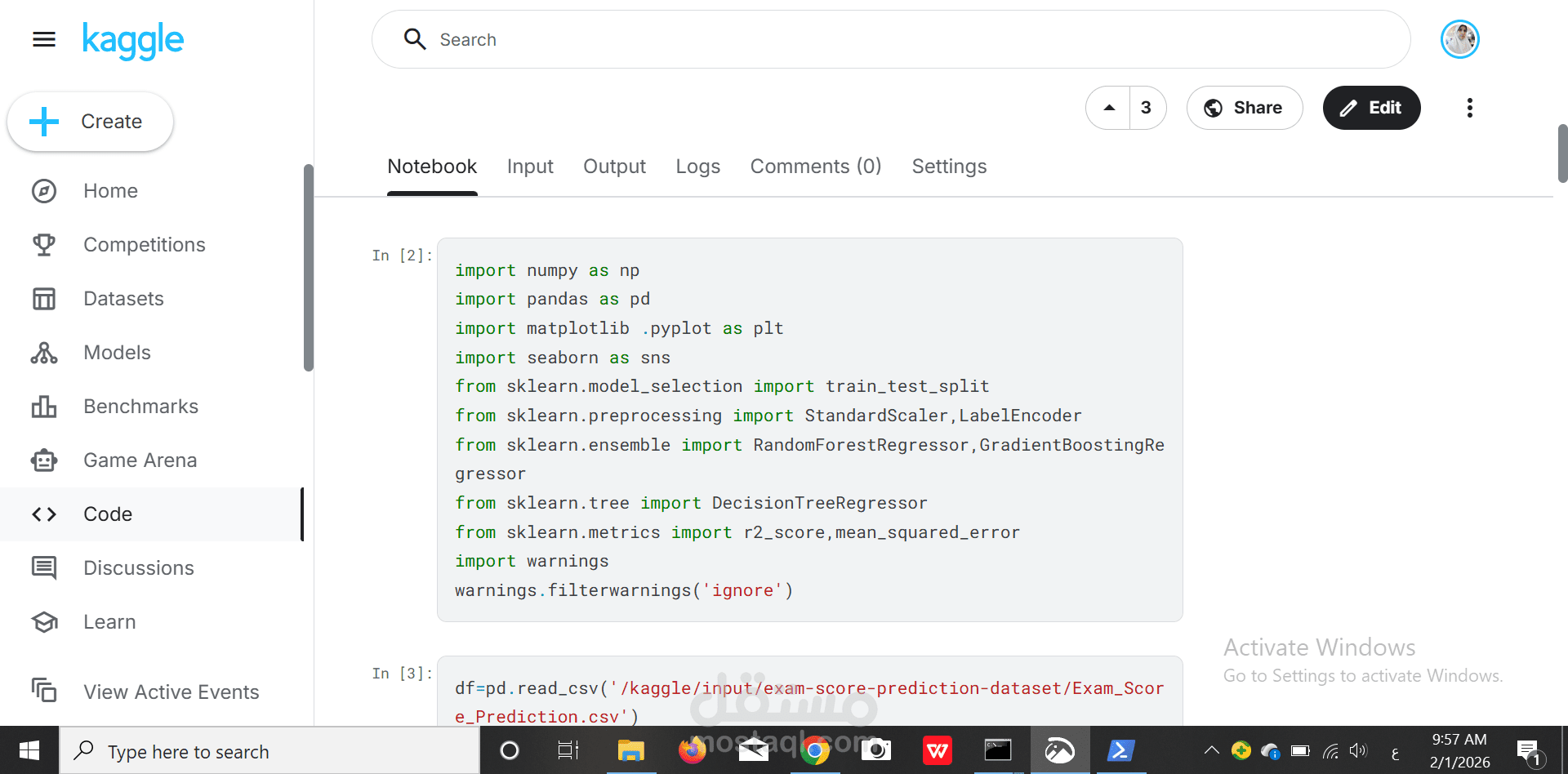 GradientBoost_Exam_score