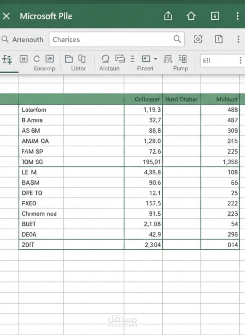 إدخال وتنسيق بيانات المنتجات لمتجر إلكتروني (نموذج تجريبي).