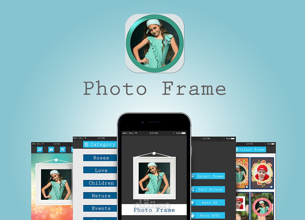 Graphic User Interface for Photo Frame APP