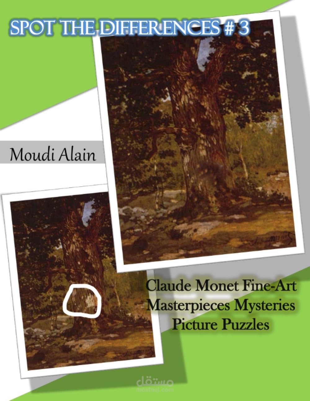 Spot The Differences # 3: Claude Monet Fine-Art Masterpieces Mysteries Picture Puzzles