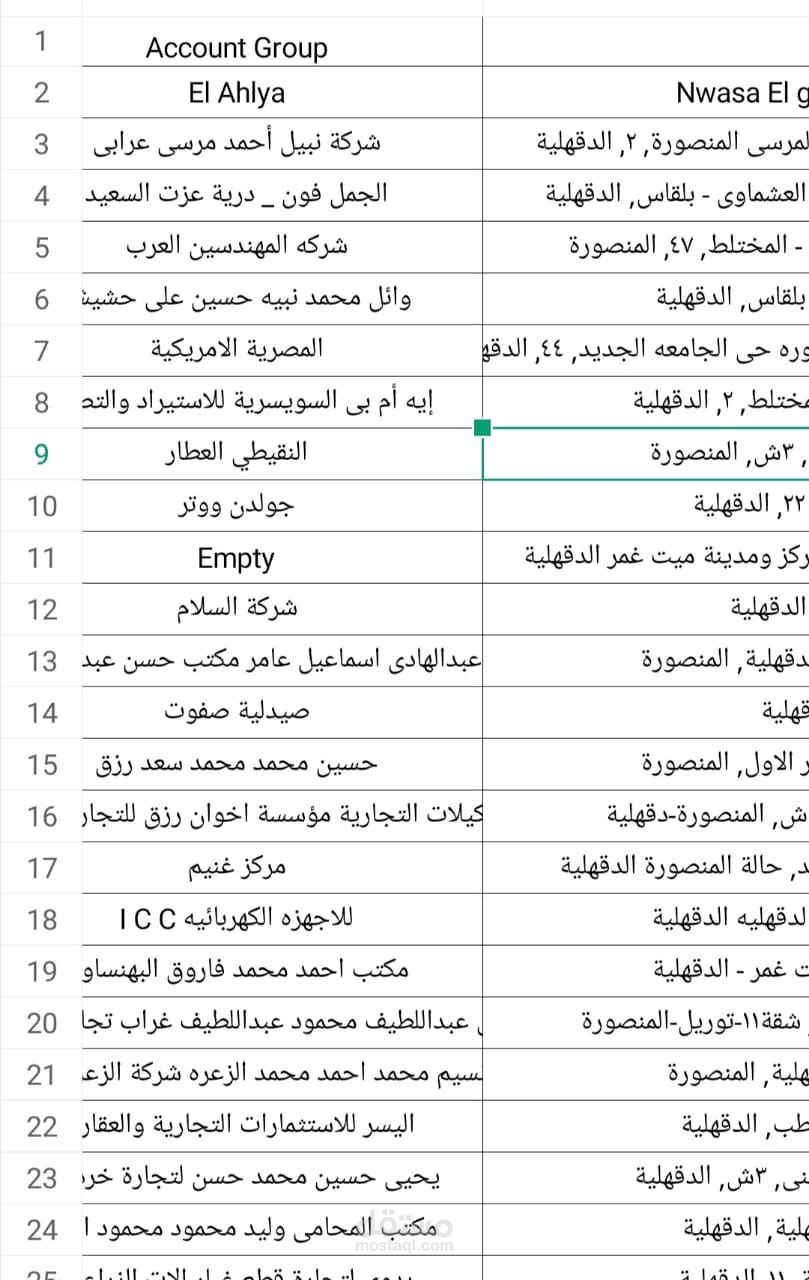 خدمة عملاء لمتجر إلكترونى