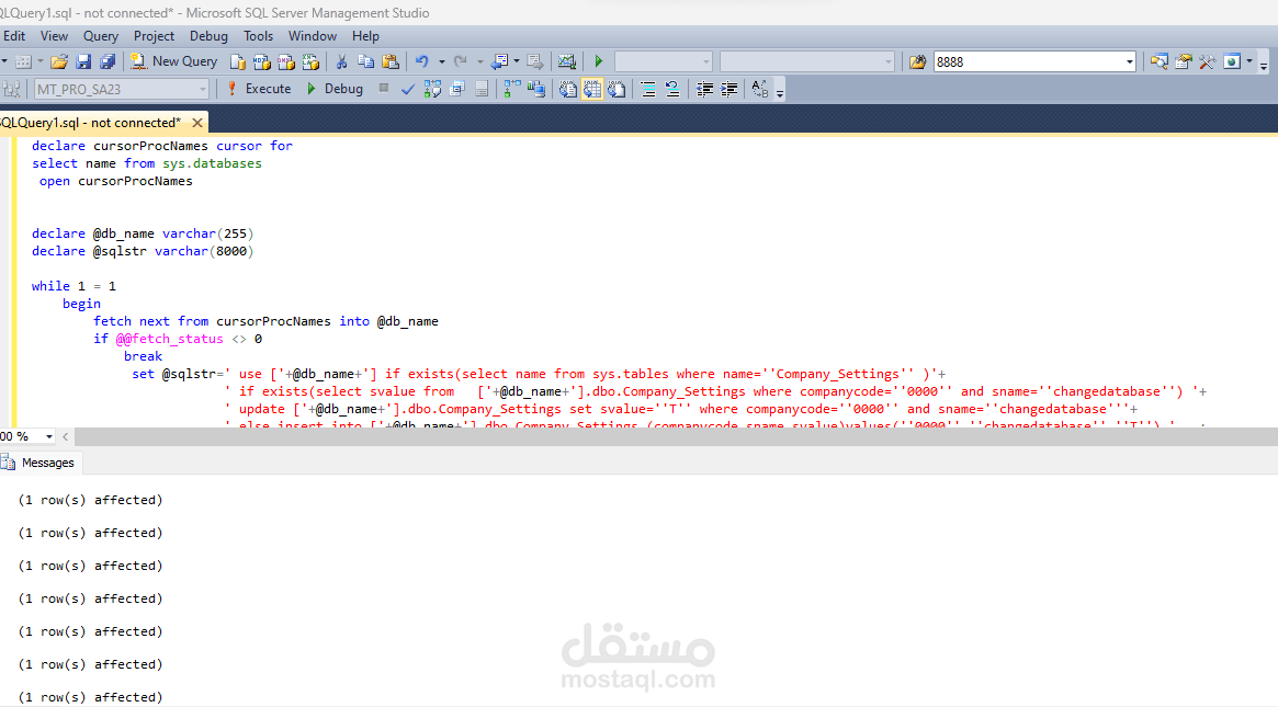 sql data