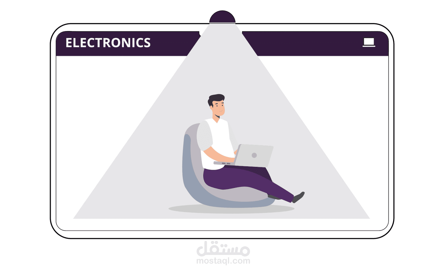 تصميم فيديو موشن جرافيك لمنصة Electronics