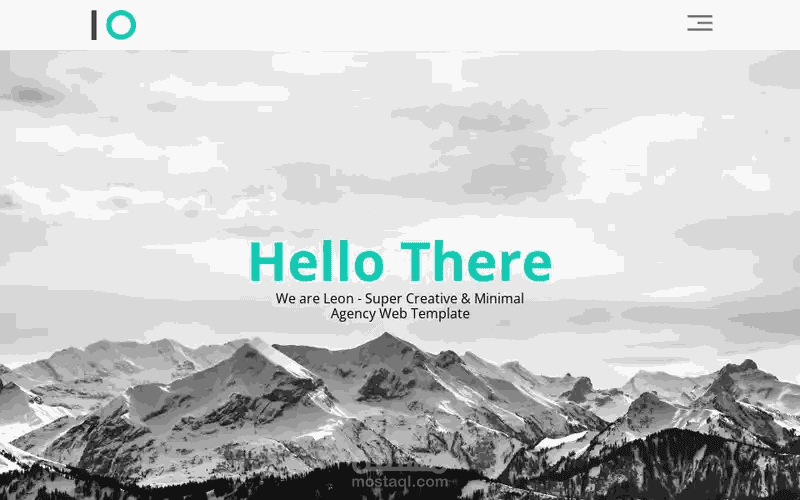 قالب HTML و CSS