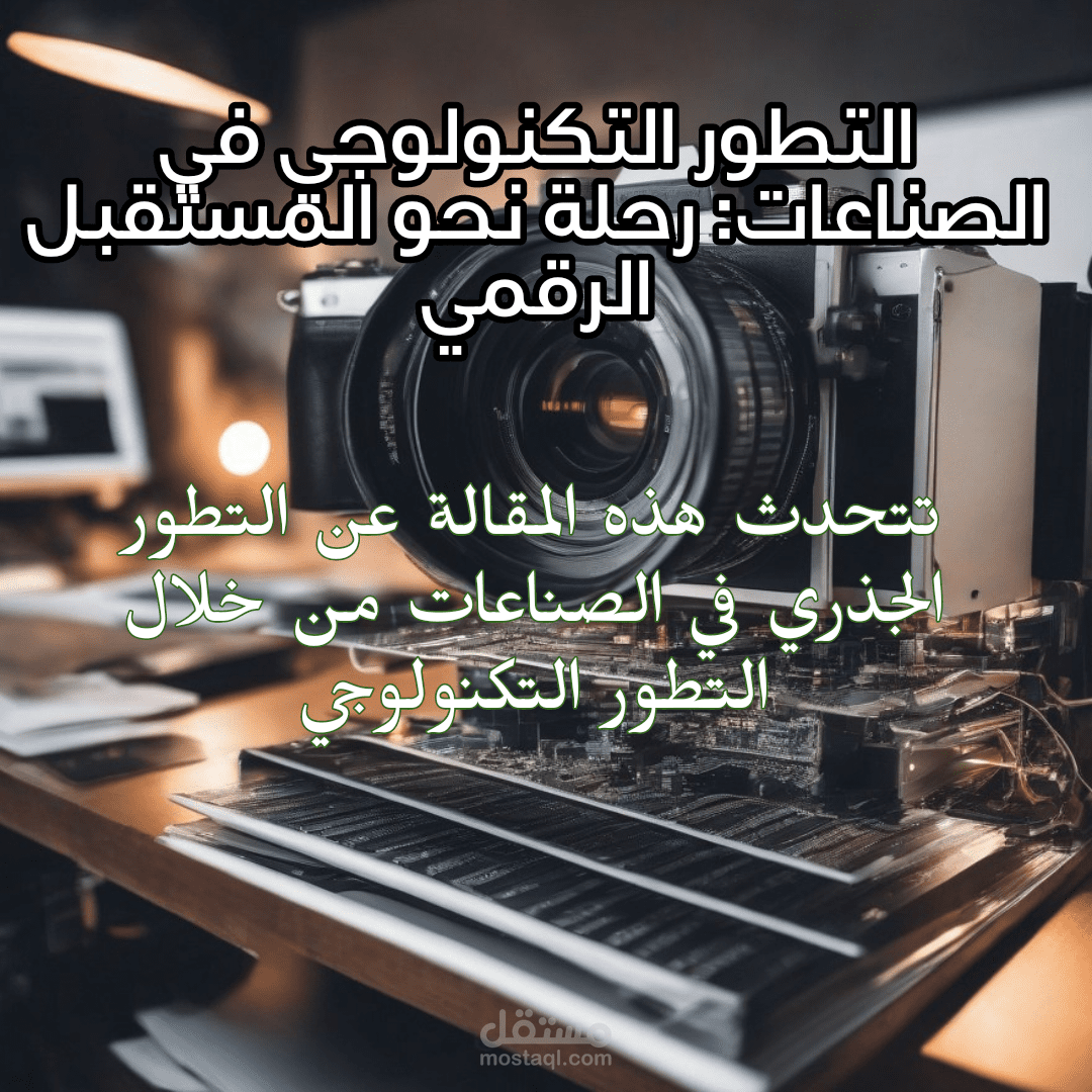 مقالة احترافية حول التطور التكنولوجي في الصناعات